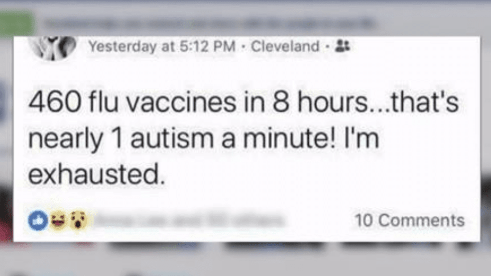 Nurse's Facebook Post About Flu Shots and Autism Sparks Controversy
