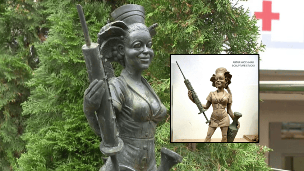 Nurses Slam ‘Overly Sexy’ Hospital Statue in Poland, Want It Removed