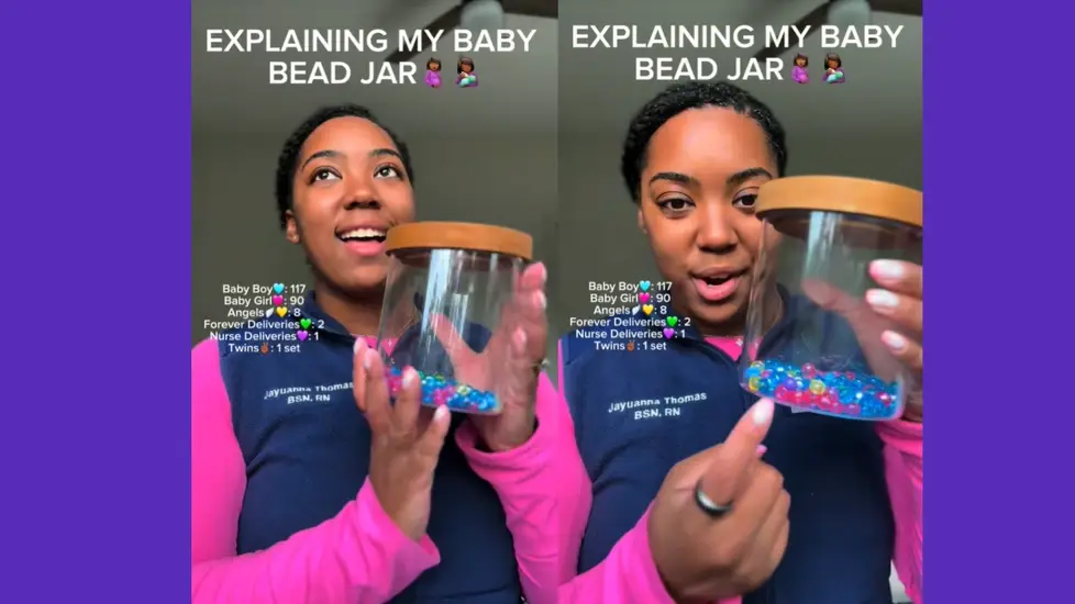 Gen Z Nurse’s Viral Bead Jar Captures the Heart of Labor and Delivery