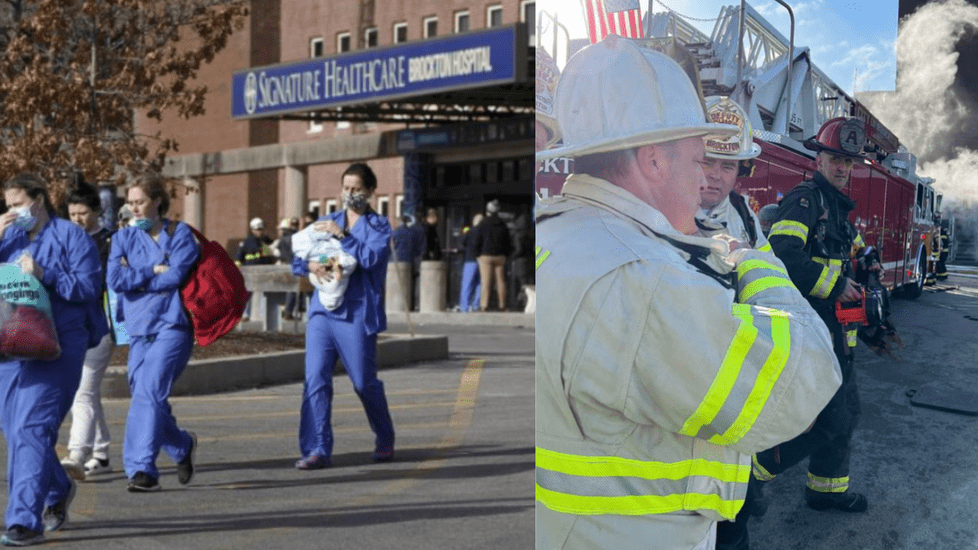 176 Patients Evacuated From 10-Alarm Fire at Brockton Hospital