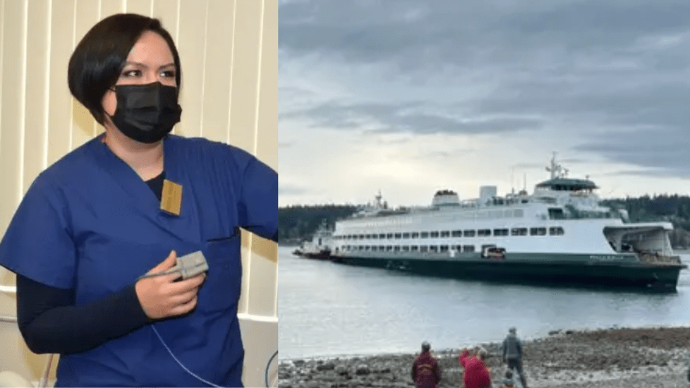 Off Duty Nurse Saves Ferry Passenger's Life