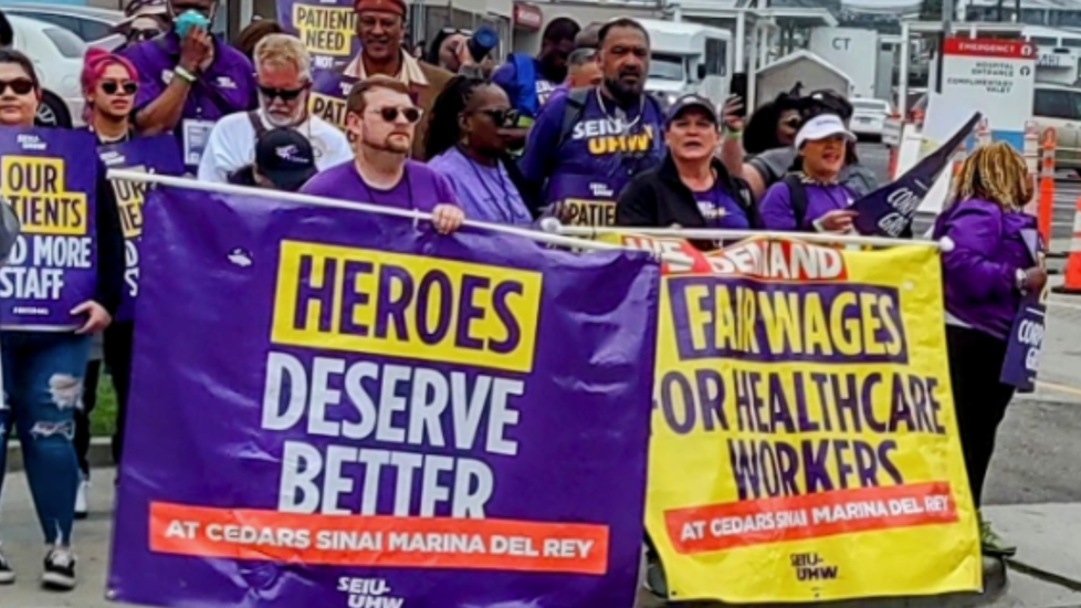 98% of Nurses at Cedars Sinai Marina Del Rey Vote To Strike