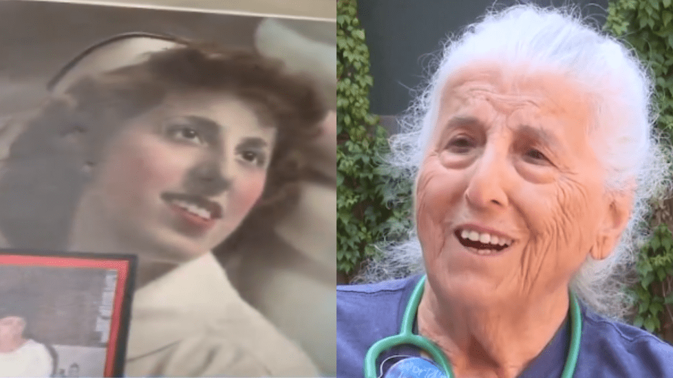 90 Year Old Nurse Celebrates 65 Years At The Bedside