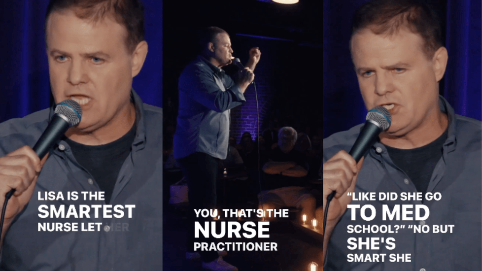 Comedian Calls Nurse Practitioners "Shady" For Not Going To Med School, NPs Clap Back