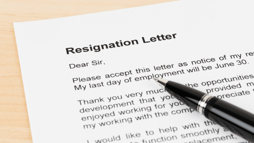 How to write a nursing resignation letter