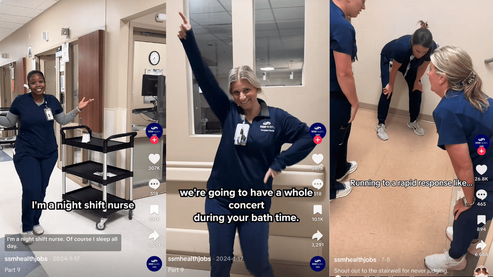 SSM Health’s Nurse Influencers Are Filling Jobs Faster — and Going Viral Doing It