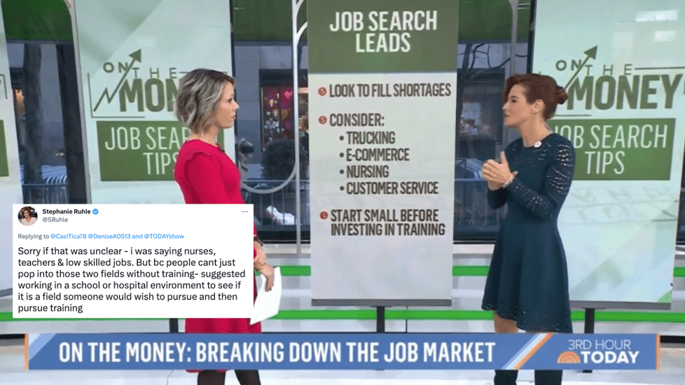 Nurses React To Today Show Segment on Labor Shortage, "Low-Skill" Jobs