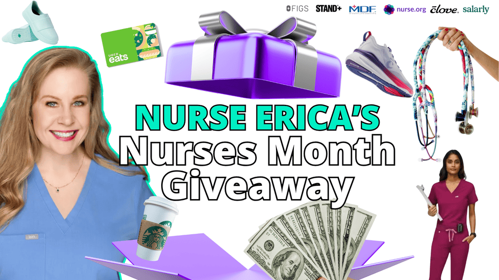 Nurse Erica's Ultimate Nurse Giveaway is Here – And It's All Month Long!