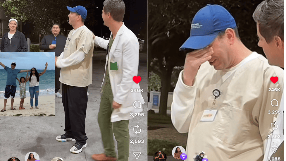 ER Staff Secretly Raise Money to Fly Custodian Home For Christmas, Video Will Make You Cry