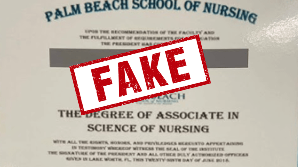 Man Who Sold Fake Nursing Degrees in MD, NY and FL Sentenced To 21 Months Prison