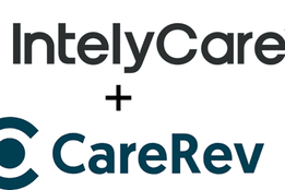 IntelyCare logo shown above the CareRev logo with a plus sign between them, indicating IntelyCare’s acquisition of CareRev.