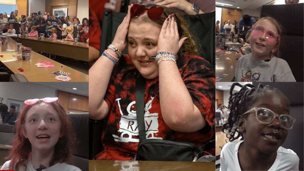 16 Pediatric Patients Surprised With Taylor Swift Tickets at Riley Children's Hospital