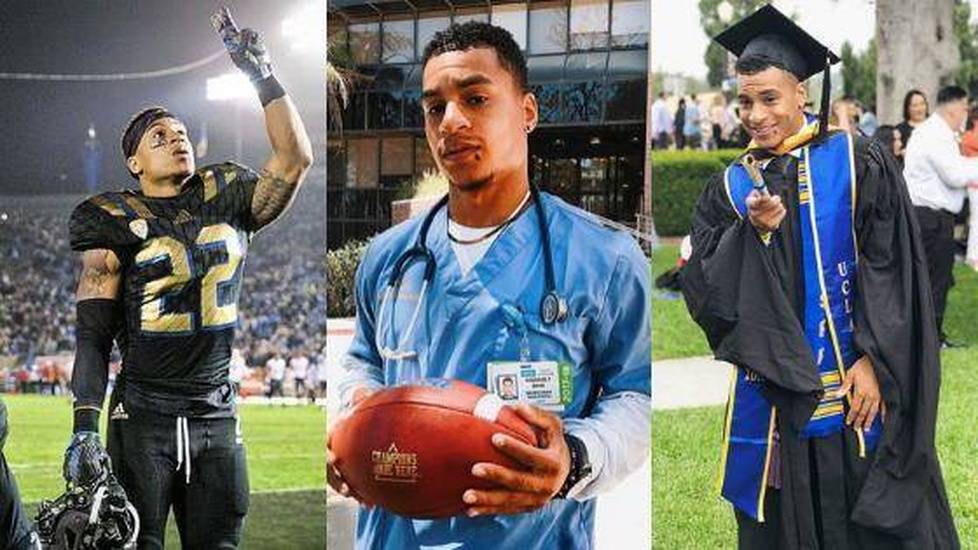 College graduate, football player, and nurse