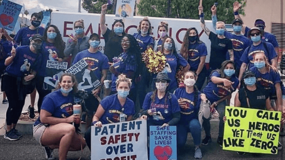 Hundreds of CA Nurses Strike Over Unsafe Staffing During a Pandemic