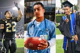 College graduate, football player, and nurse