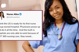 nurse alice attacked on twitter