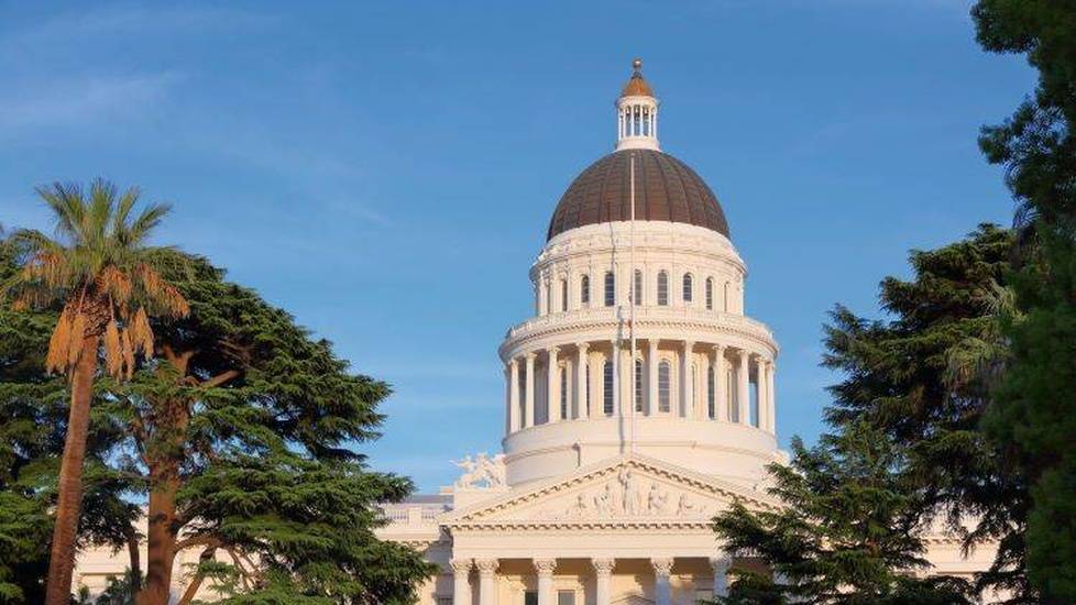 California state capitol building in Sacramento