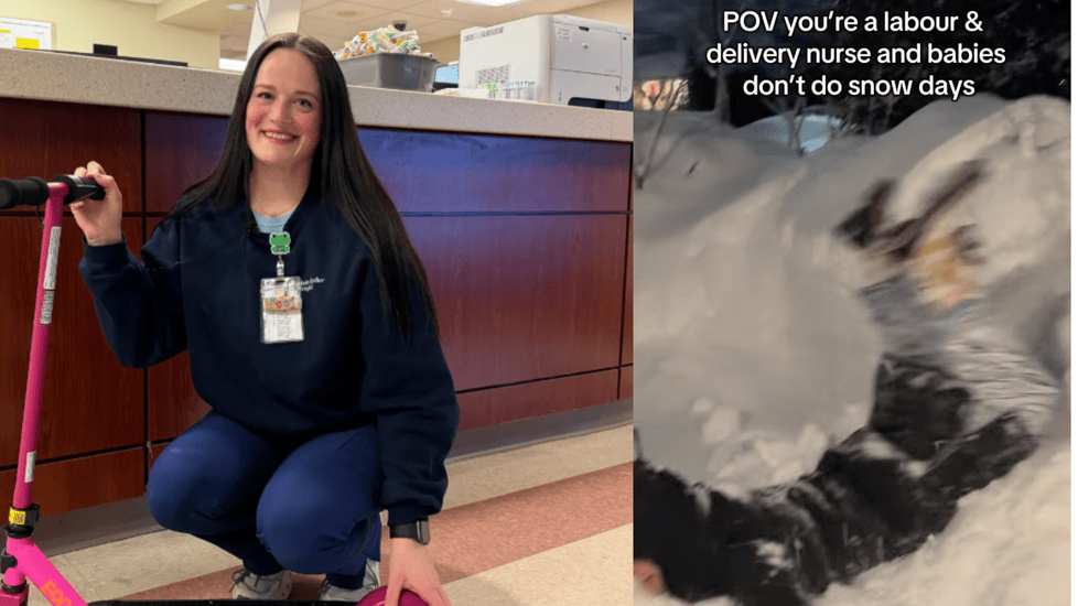 The Wild, Impressive, and Very Nurse Ways Nurses Got Through This Week’s Snowstorm