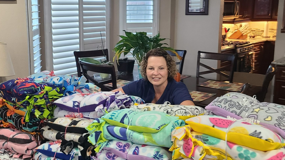 Nurse Sews Blankets and Stuffed Animals for Pediatric Patients