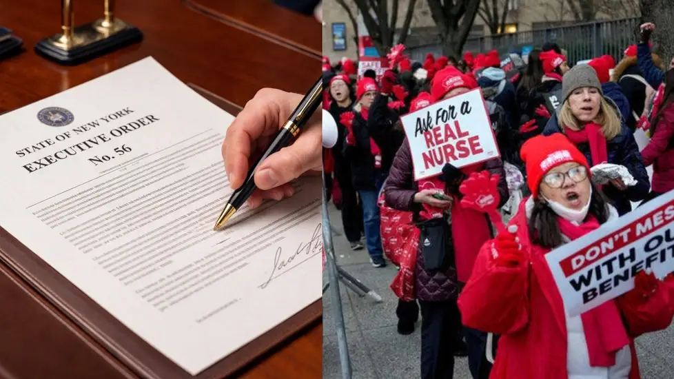 New York Governor Declares Disaster Emergency as Nurses Walk Out