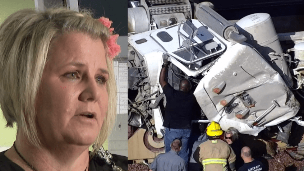 Off-Duty Nurse Saves Driver Trapped in Cement Truck