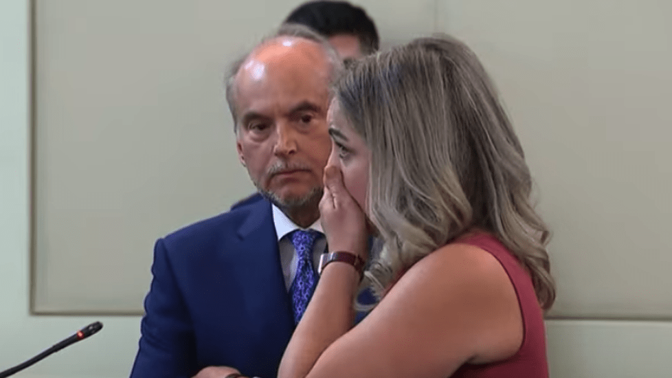 RaDonda Vaught in courtroom after sentencing in high-profile nursing trial.