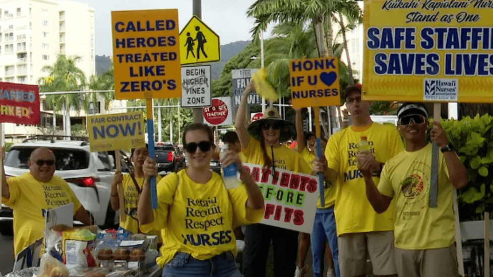 600 Nurses Strike at Kapiolani Medical Center - Sign The Petition
