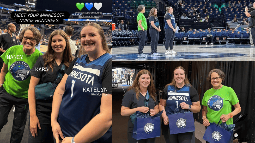 MN Lynx Nurses Night Out 2025: Nurses Honored on the Court