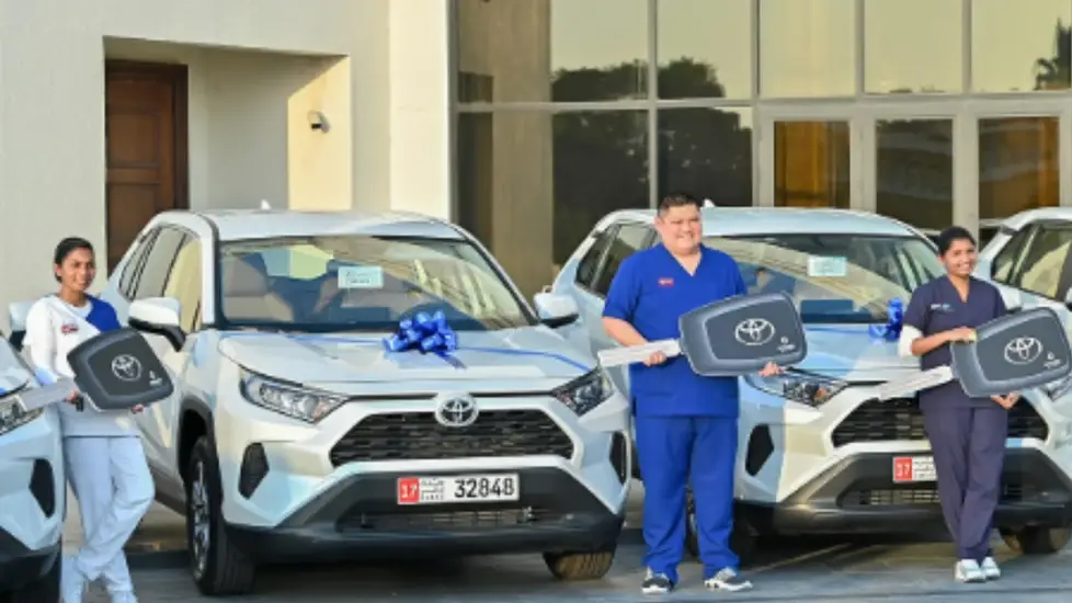 10 Nurses Gifted Toyota SUVs For Nurse Appreciation Day by UAE Hospital Network