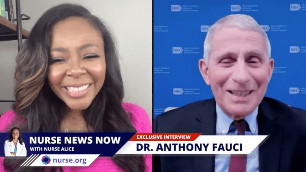 Dr Fauci responds to nurse.org  questions