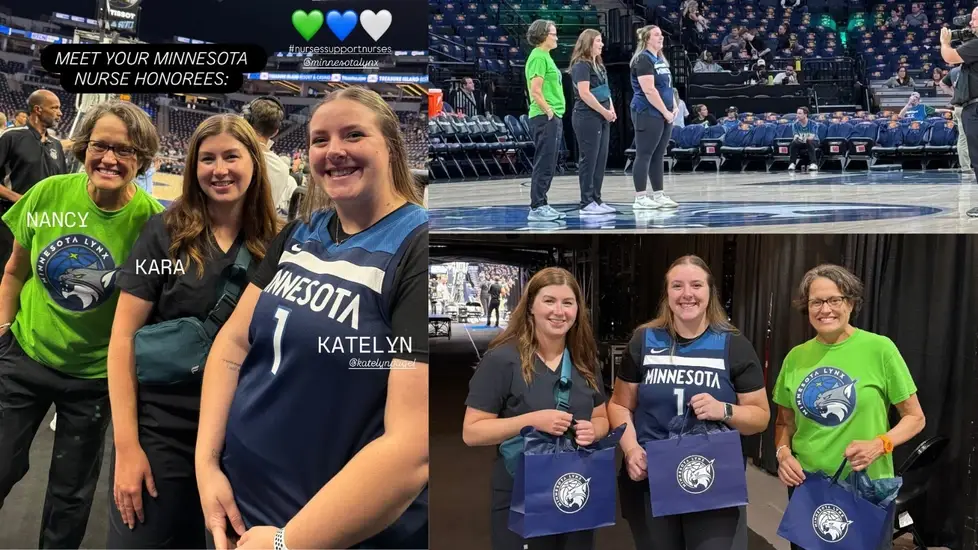 MN Lynx Nurses Night Out 2025: Nurses Honored on the Court