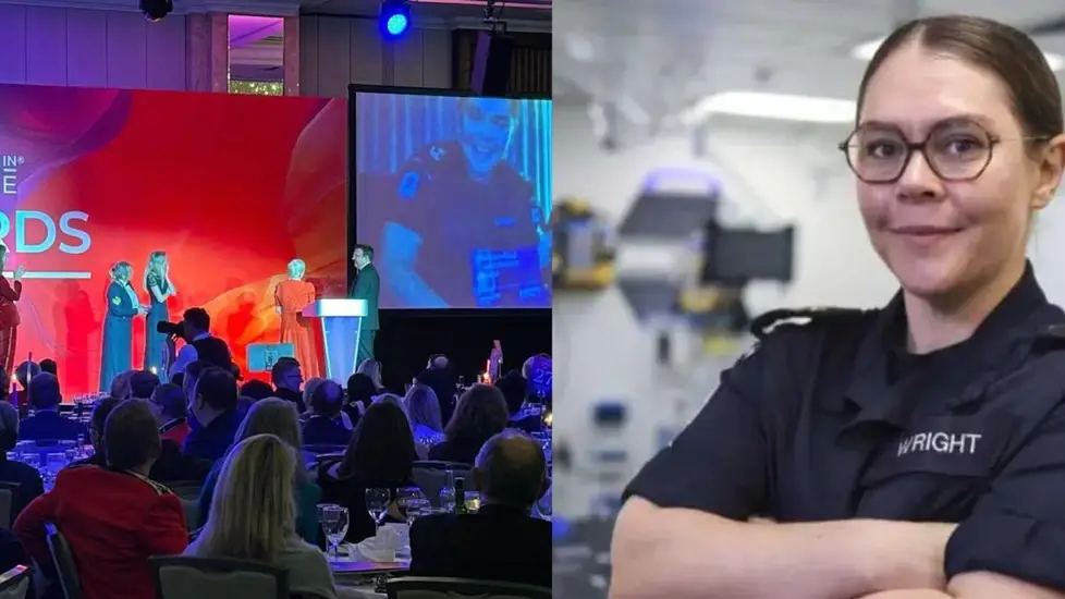 The Royal Navy’s First Submarine Mental Health Nurse Just Won Woman of the Year 2025