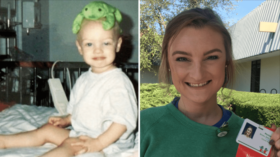 From Childhood Cancer Survivor To Nurse At The Hospital Where She Was Treated