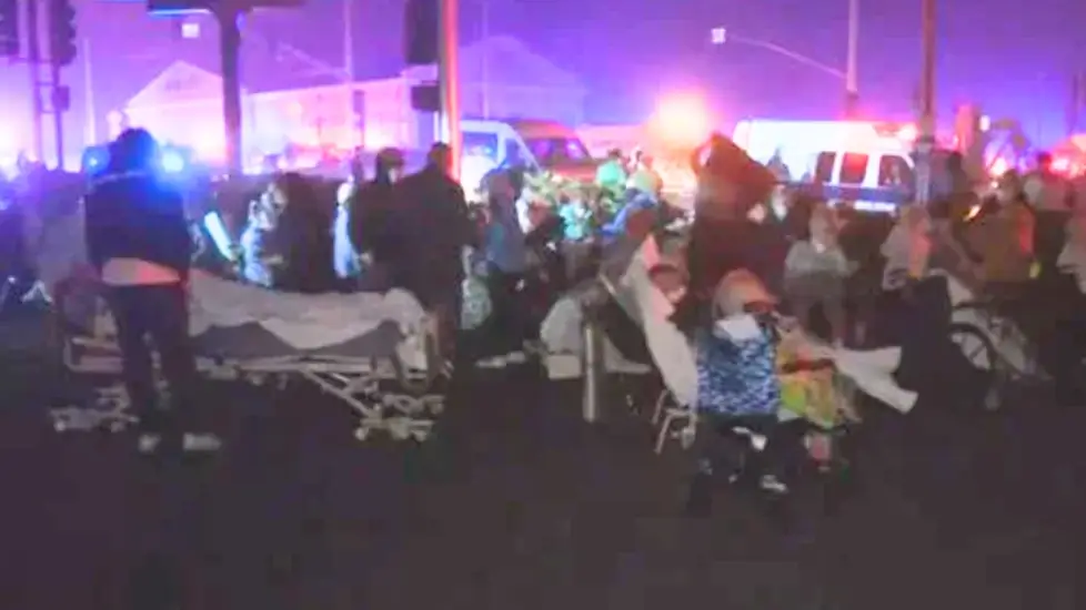 Nurses and Medical Workers Race to Protect Elderly Patients During CA Wildfires