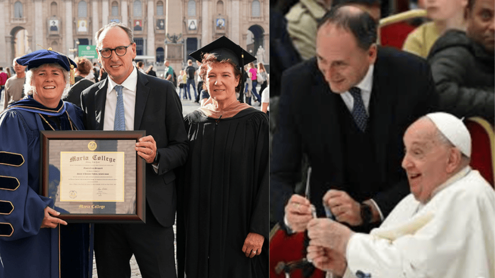 Pope Francis’ Nurse, Massimiliano Strappetti,  Dedicates Honorary Degree to All Nurses
