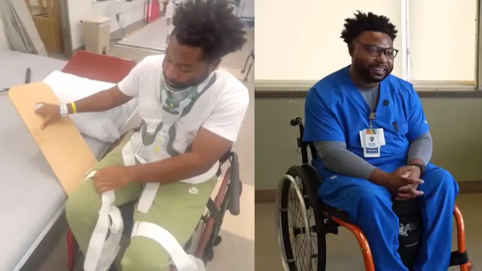 He Was Paralyzed Weeks Before Graduation. Now He’s a Nurse at the Bedside