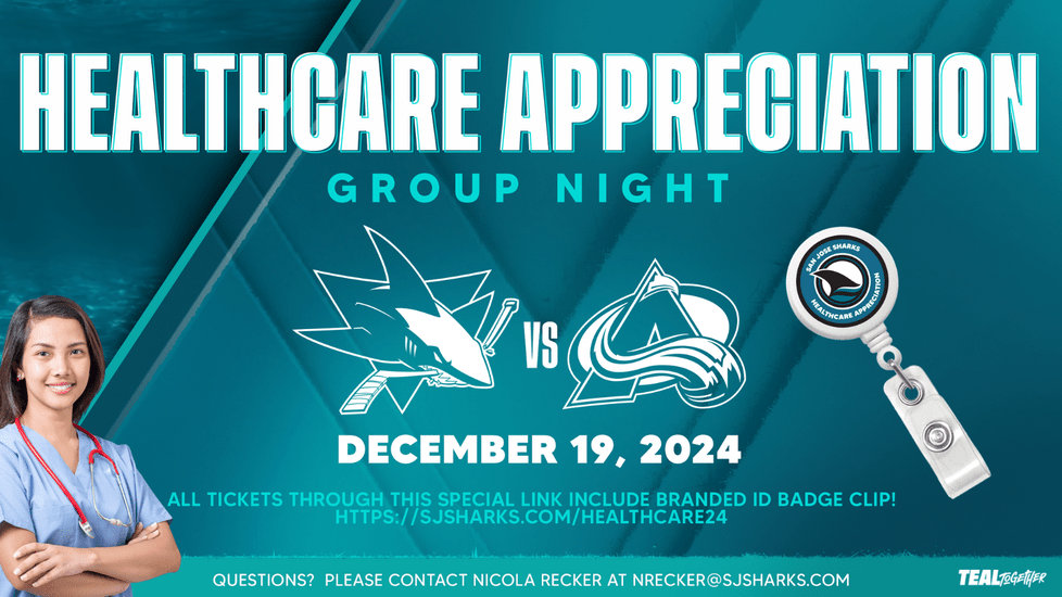 San Jose Sharks Healthcare Appreciation