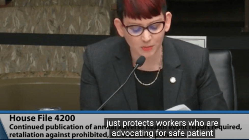 Pending Bill  Aims to Protect Nurses Who Report Unsafe Staffing