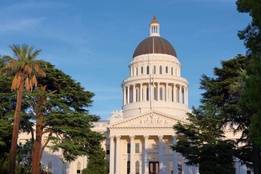 California state capitol building in Sacramento