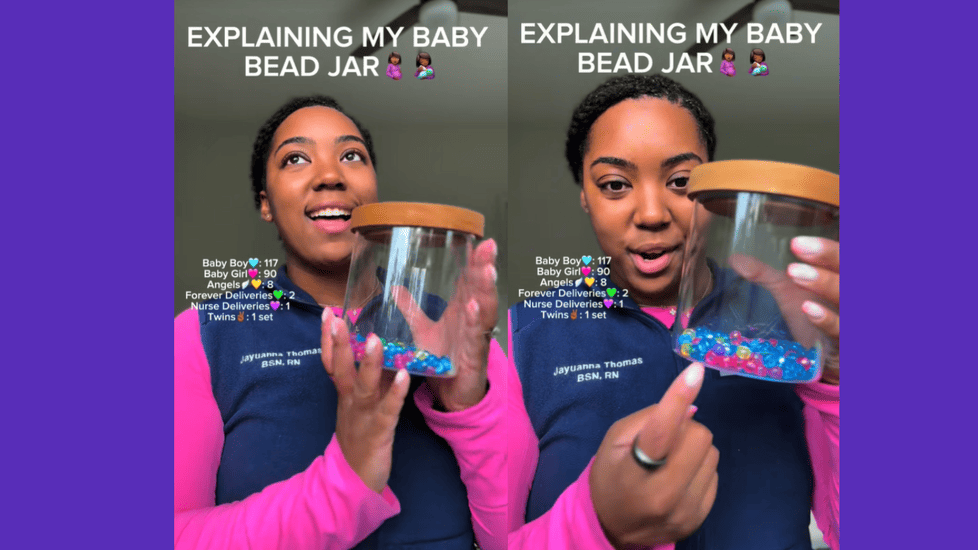 Gen Z Nurse’s Viral Bead Jar Captures the Heart of Labor and Delivery