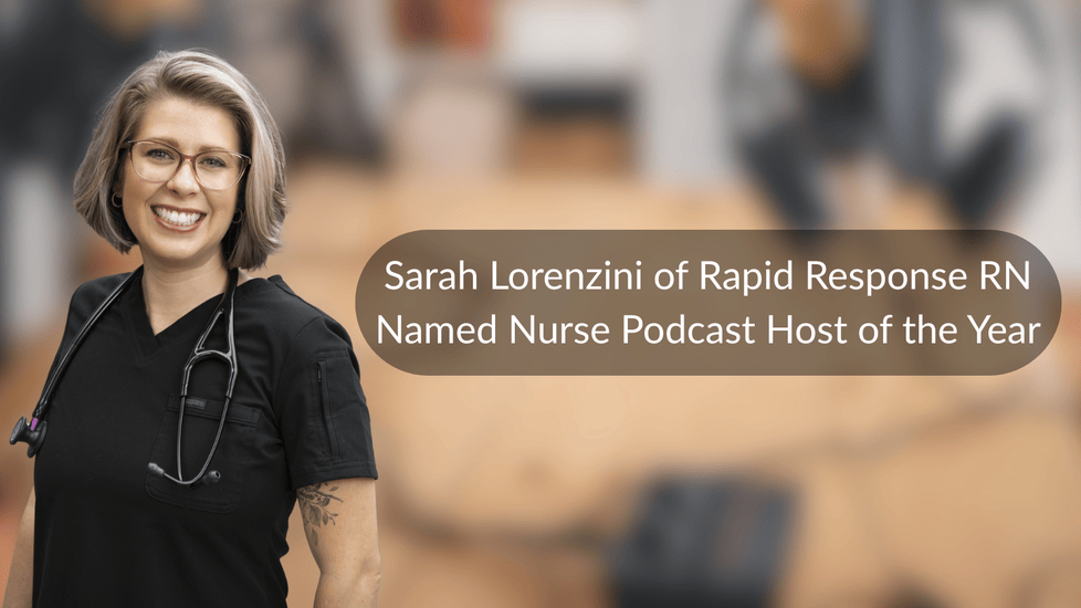Sarah Lorenzini Named Nurse Podcast Host of the Year By Nurse.org