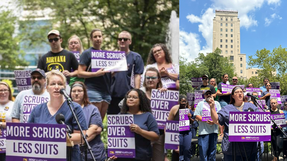 Negotiations Underway, Allegheny General Nurses Hold Rally