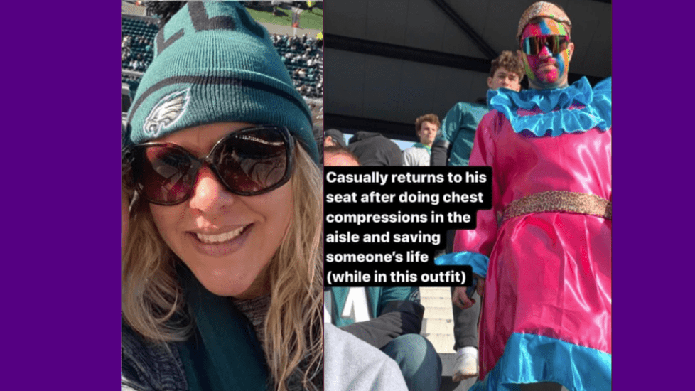 Nurse and Doctor Save Life of Philadelphia Eagles Fan In Their Section